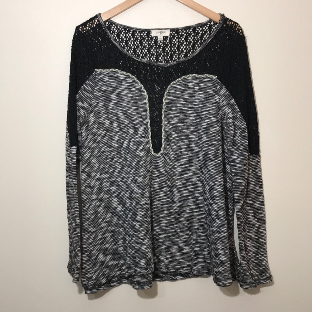 Crochet Marbled Sweater